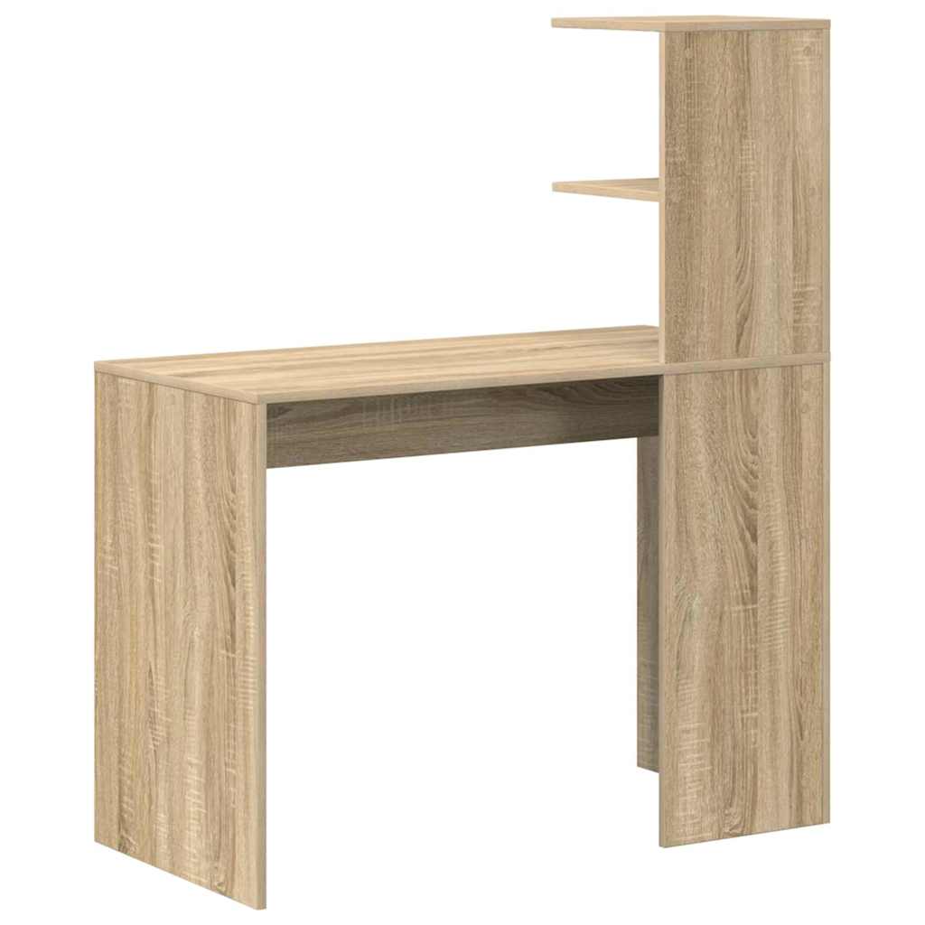 Desk Sonoma Oak Engineered Wood 102 x 50 x 124 cm