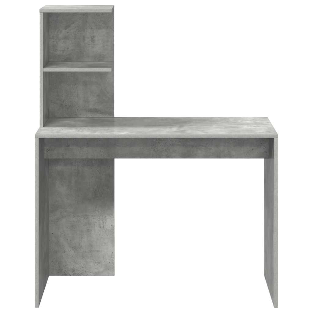 Desk Concrete Grey Engineered Wood 102 x 50 x 124 cm