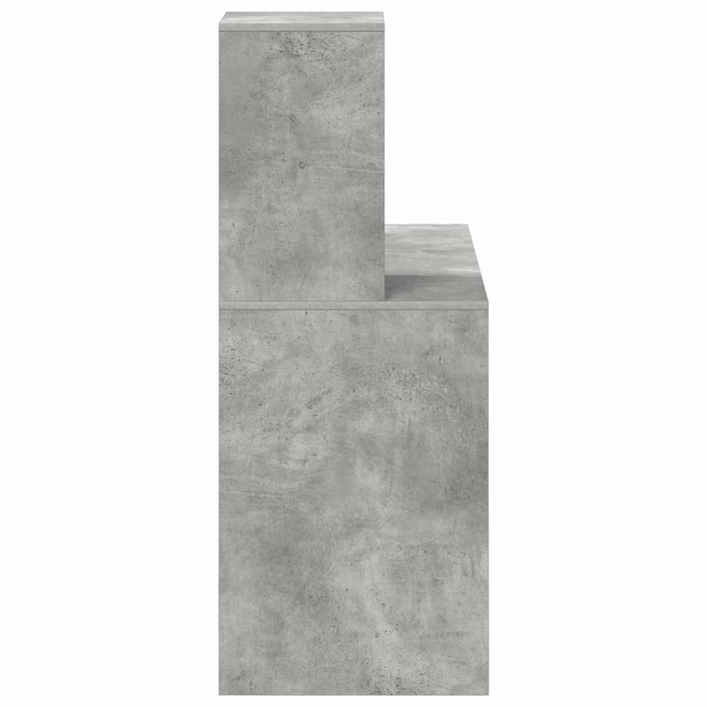 Desk Concrete Grey Engineered Wood 102 x 50 x 124 cm