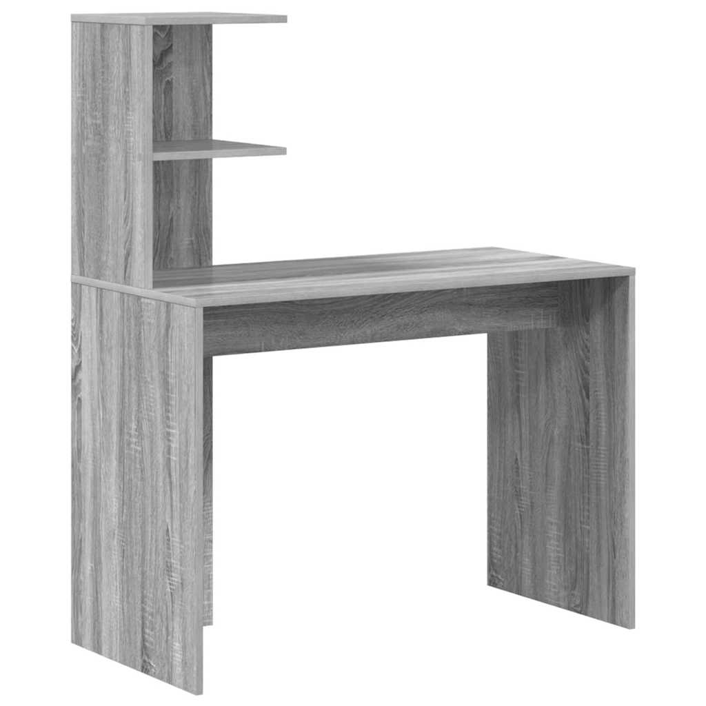 Desk Grey Sonoma Engineered Wood 102 x 50 x 124 cm