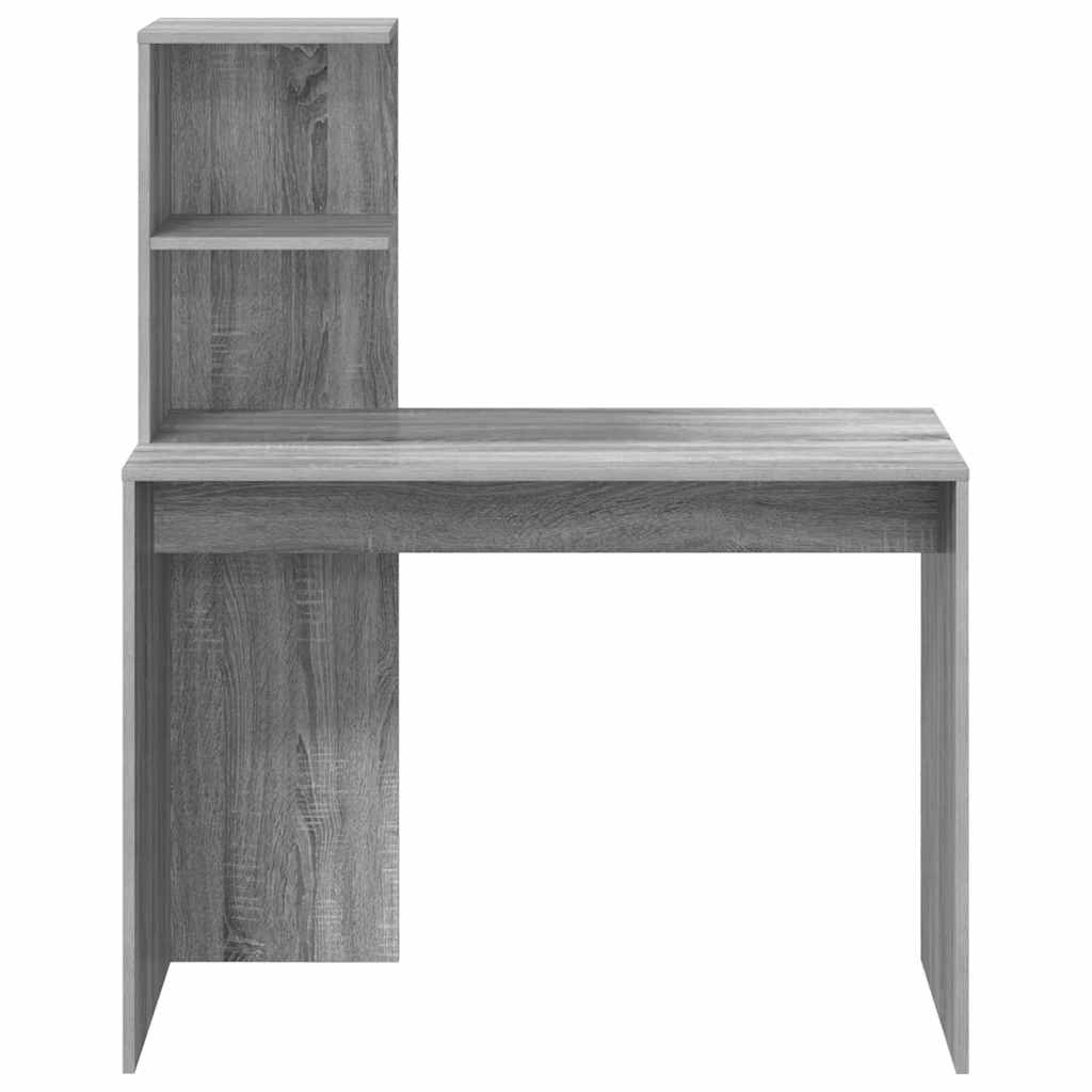 Desk Grey Sonoma Engineered Wood 102 x 50 x 124 cm