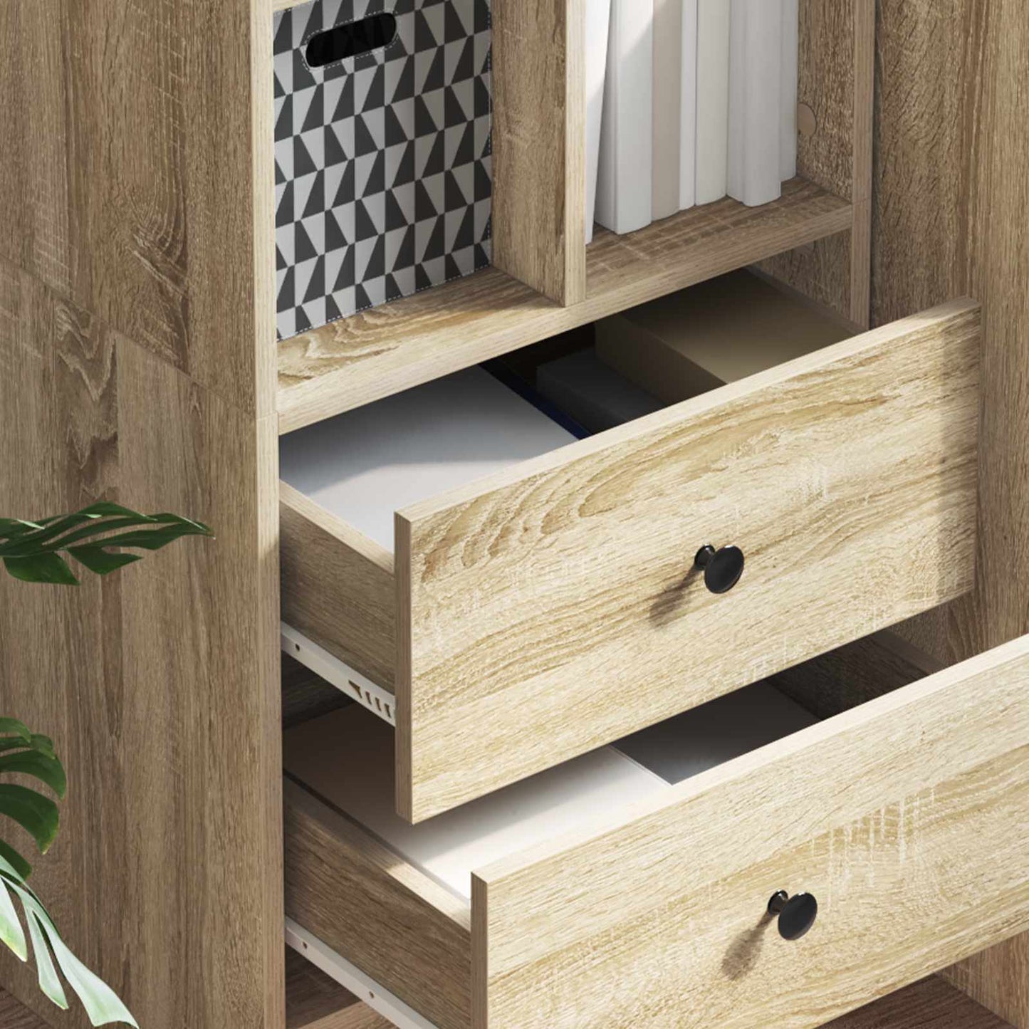 Highboard with Drawer Sonoma Oak 45.5 x 34 x 127 cm