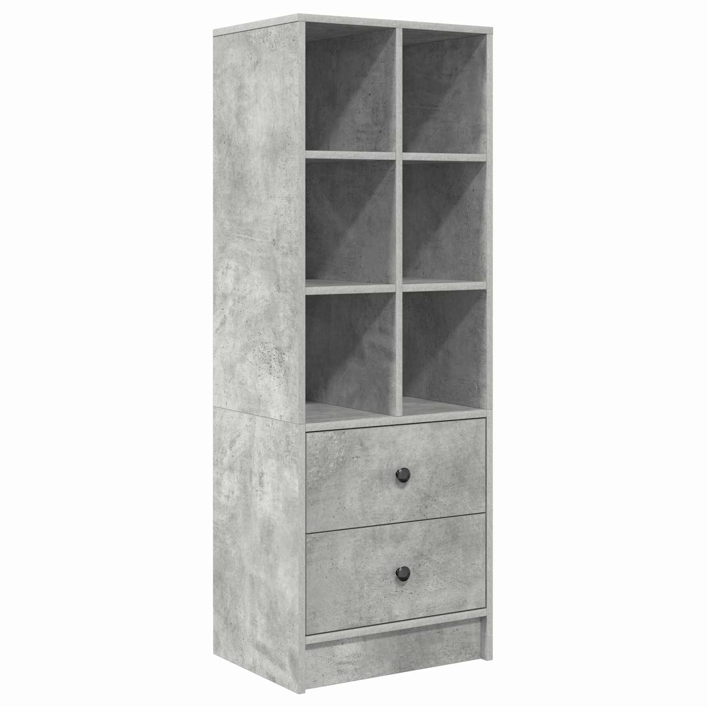 Highboard with Drawer Concrete Grey 45.5 x 34 x 127 cm