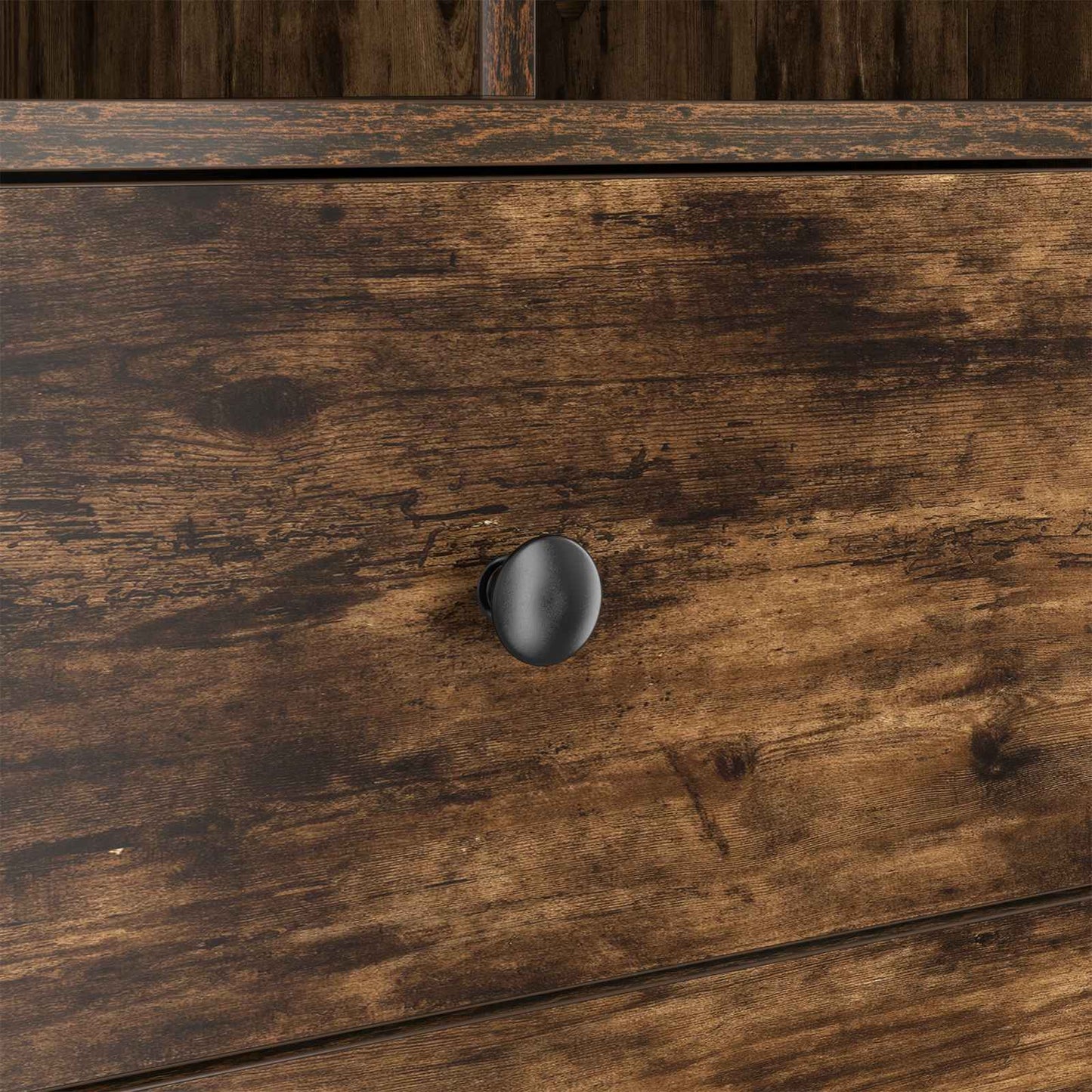 Highboard with Drawer Smoked Oak 45.5 x 34 x 127 cm