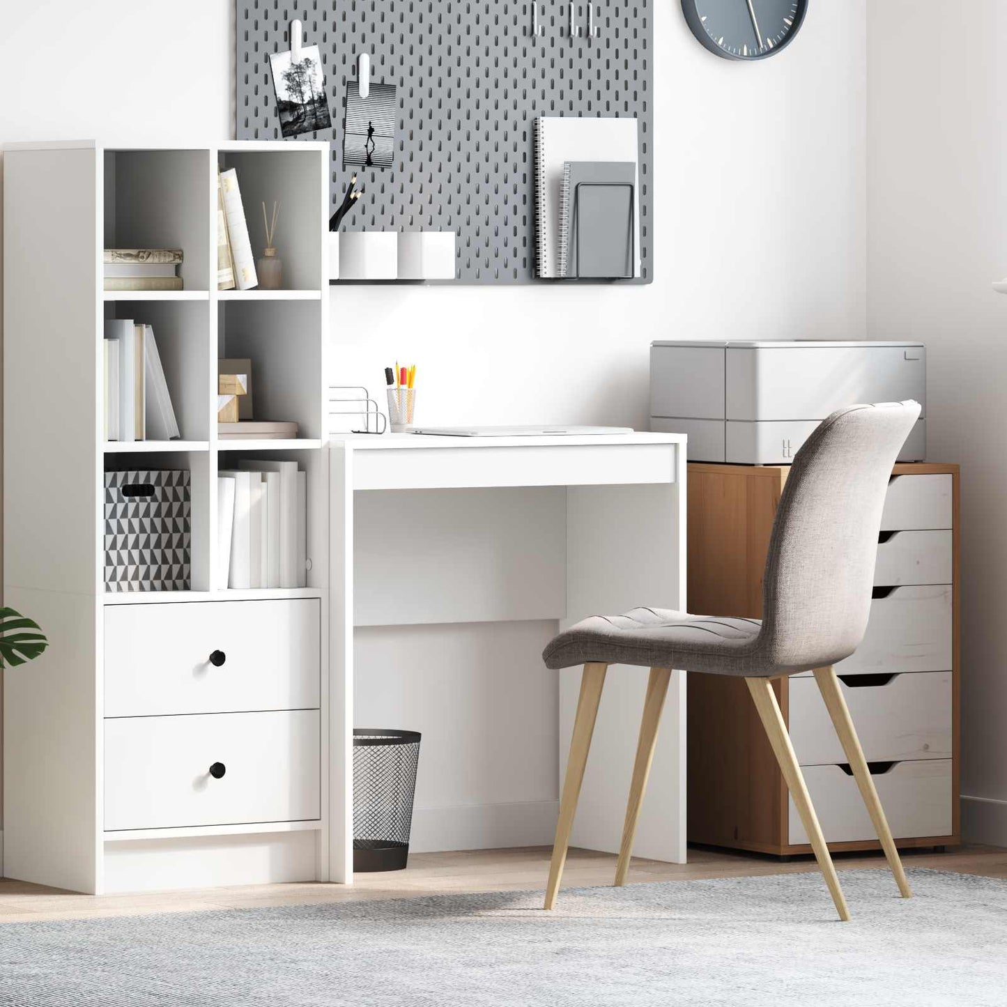 Desk White 70 x 40 x 76 cm