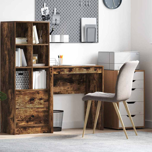 Desk Smoked Oak 70 x 40 x 76 cm