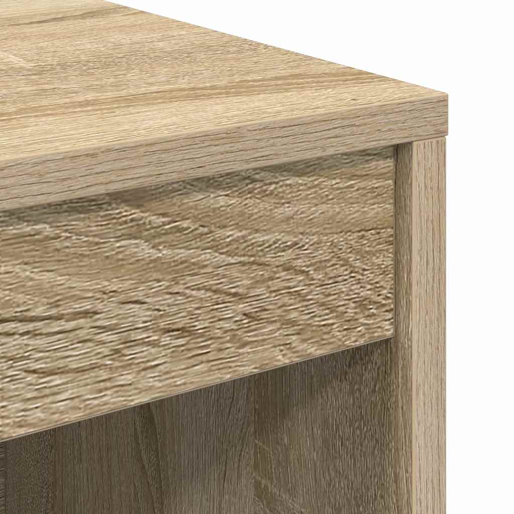 vidaXL Desk Sonoma oak 90 x 40 x 76 cm Engineered wood