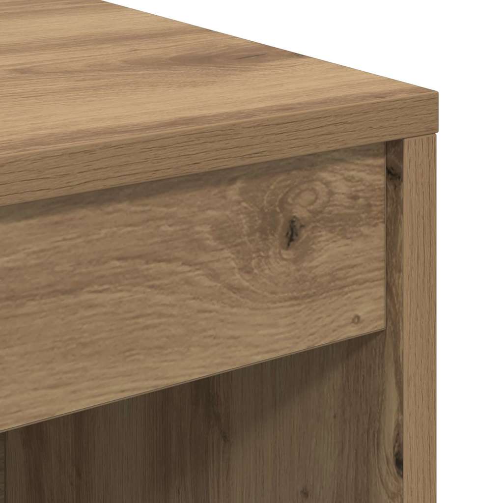 vidaXL Desk Artisan oak 90 x 40 x 76 cm Engineered wood