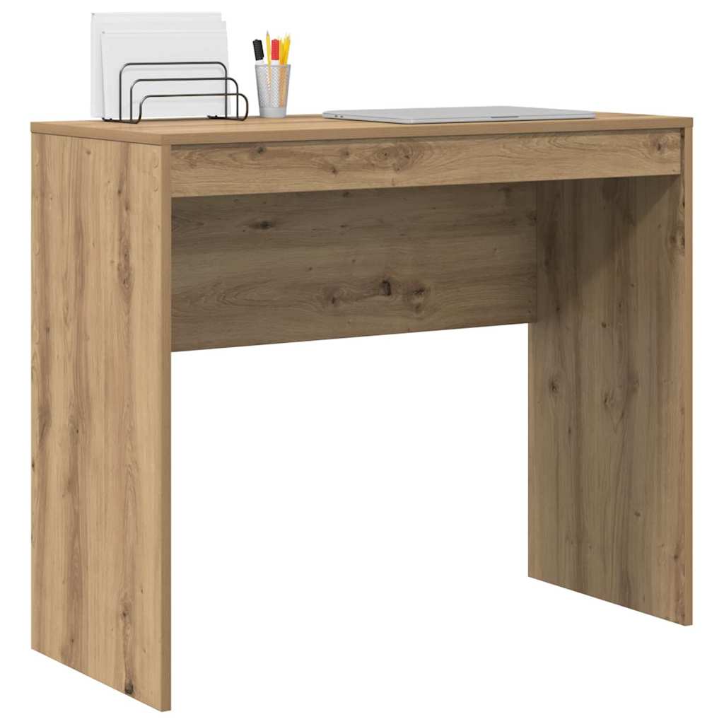 vidaXL Desk Artisan oak 90 x 40 x 76 cm Engineered wood