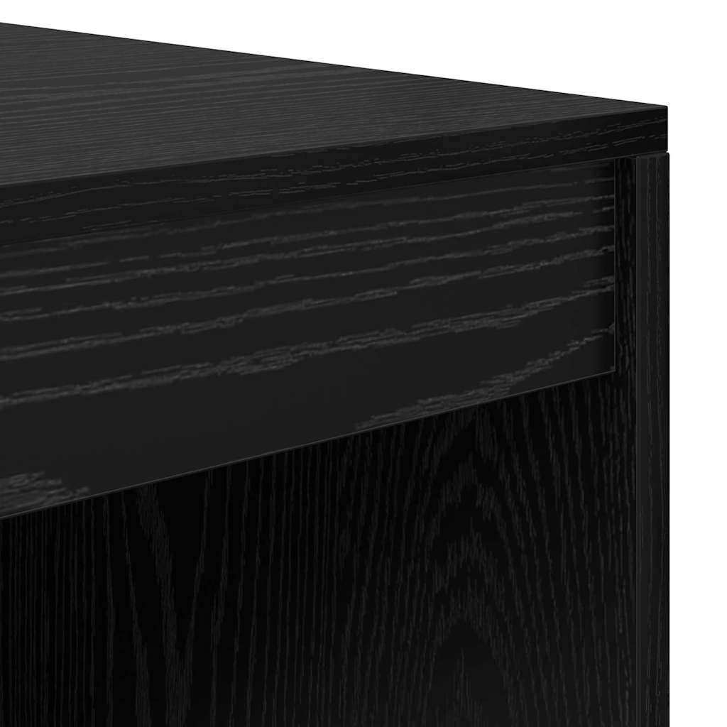 Desk Black Oak 90 x 50 x 76 cm