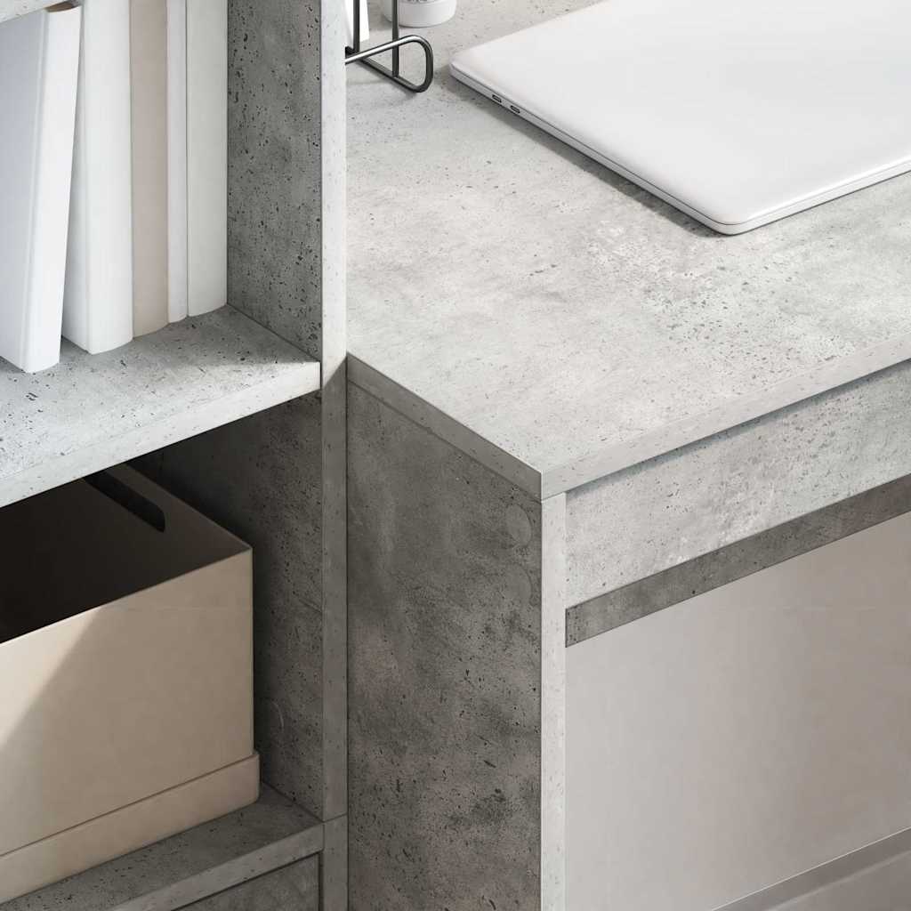 Desk Concrete Grey 90 x 50 x 76 cm