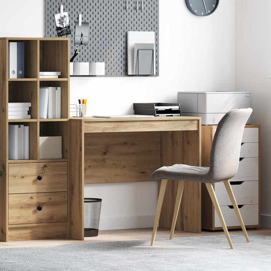vidaXL Desk Artisan oak 90 x 50 x 76 cm Engineered wood