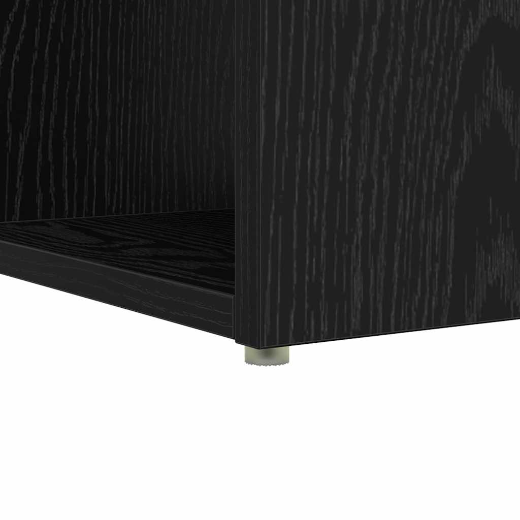 Desk Black Oak Engineered Wood 108 x 55 x 103.5 cm