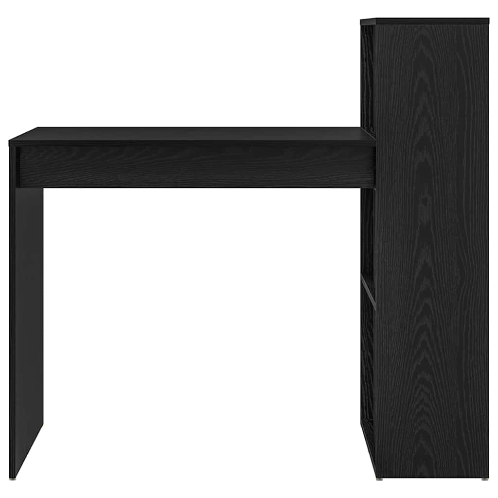 Desk Black Oak Engineered Wood 108 x 55 x 103.5 cm
