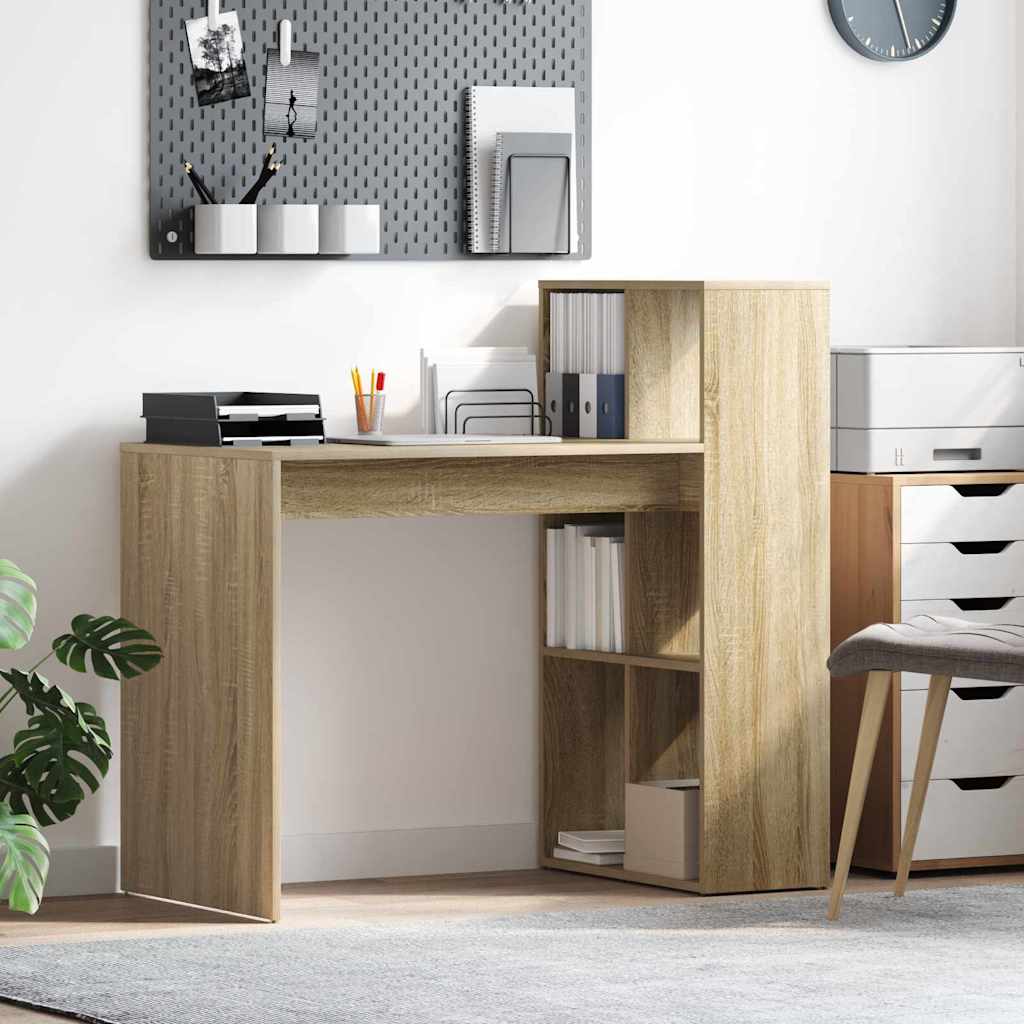 Desk Sonoma Oak Engineered Wood 108 x 55 x 103.5 cm