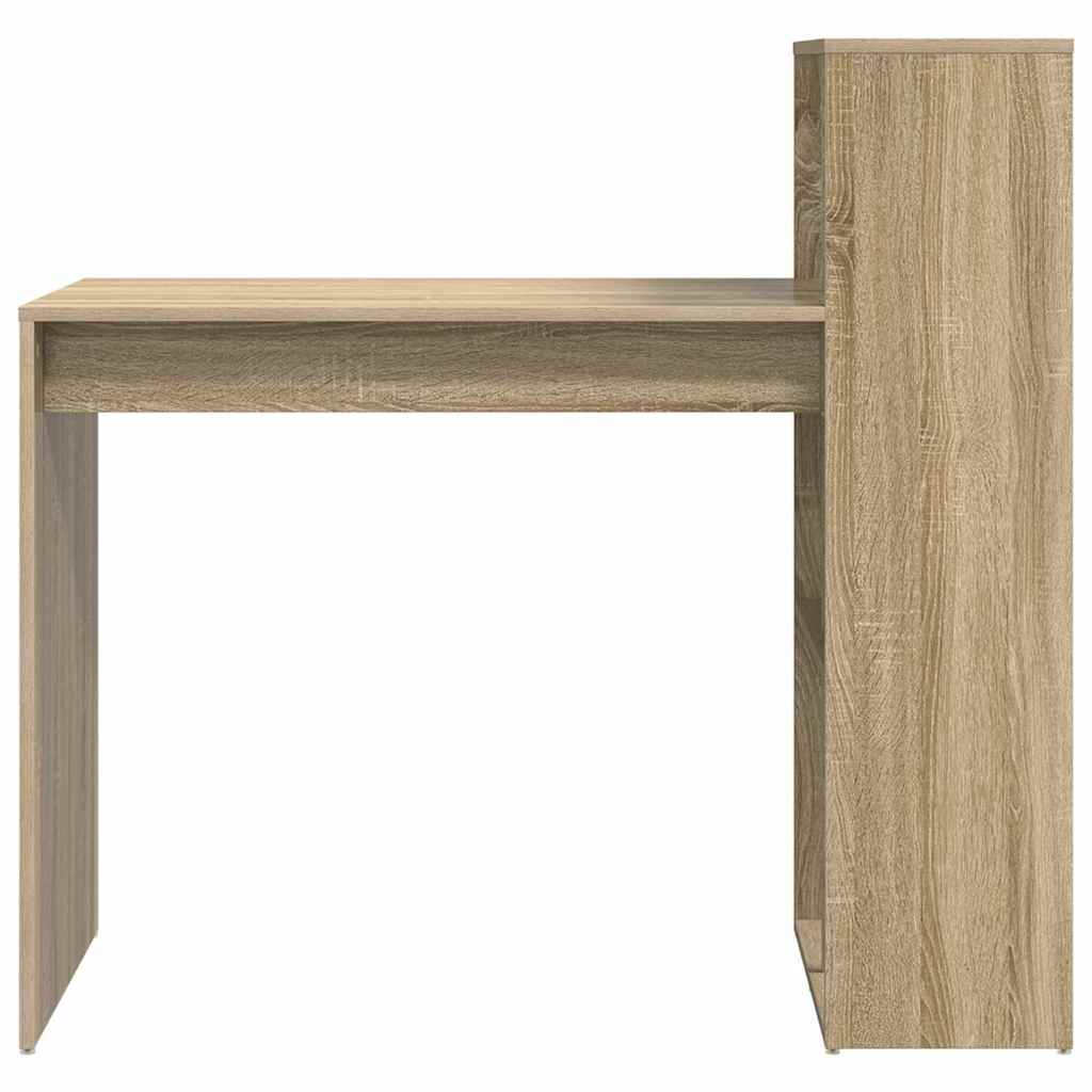 Desk Sonoma Oak Engineered Wood 108 x 55 x 103.5 cm