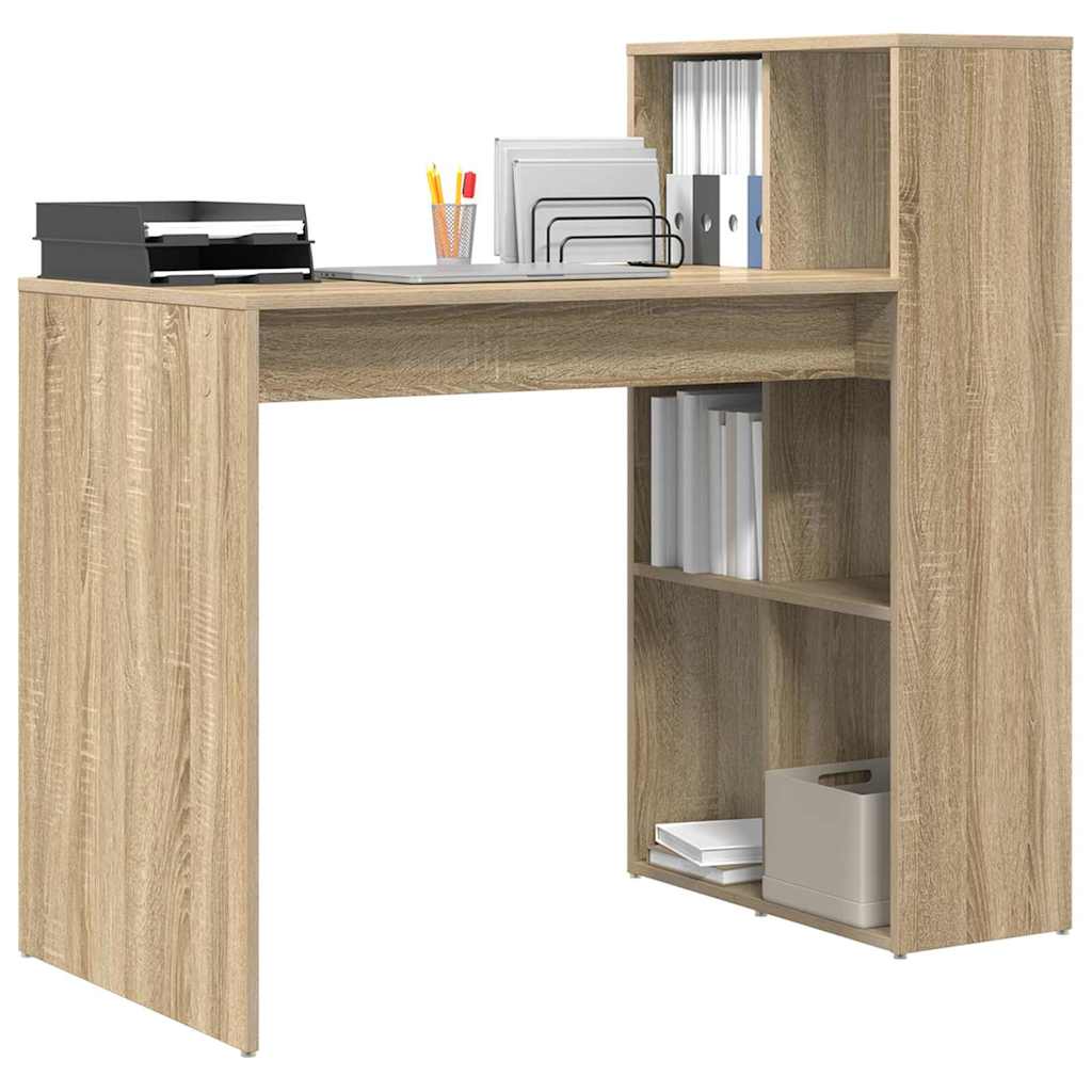 Desk Sonoma Oak Engineered Wood 108 x 55 x 103.5 cm