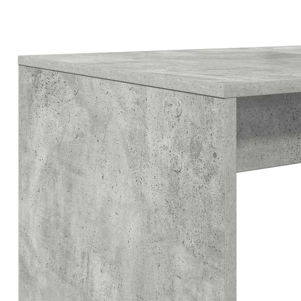 Desk Concrete Grey Engineered Wood 108 x 55 x 103.5 cm