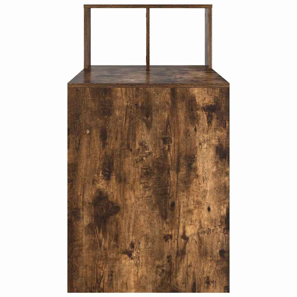 Desk Smoked Oak Engineered Wood 108 x 55 x 103.5 cm