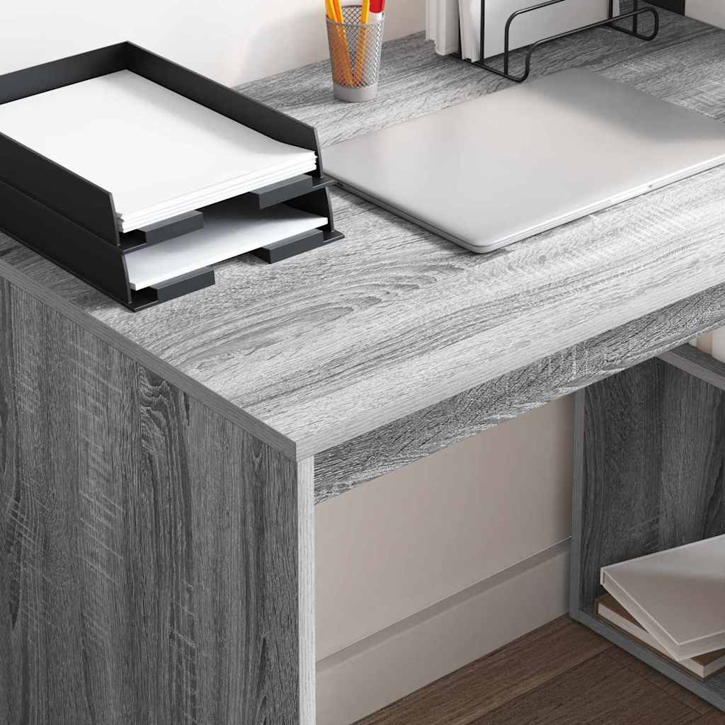 Desk Grey Sonoma Engineered Wood 108 x 55 x 103.5 cm