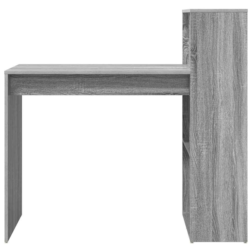 Desk Grey Sonoma Engineered Wood 108 x 55 x 103.5 cm