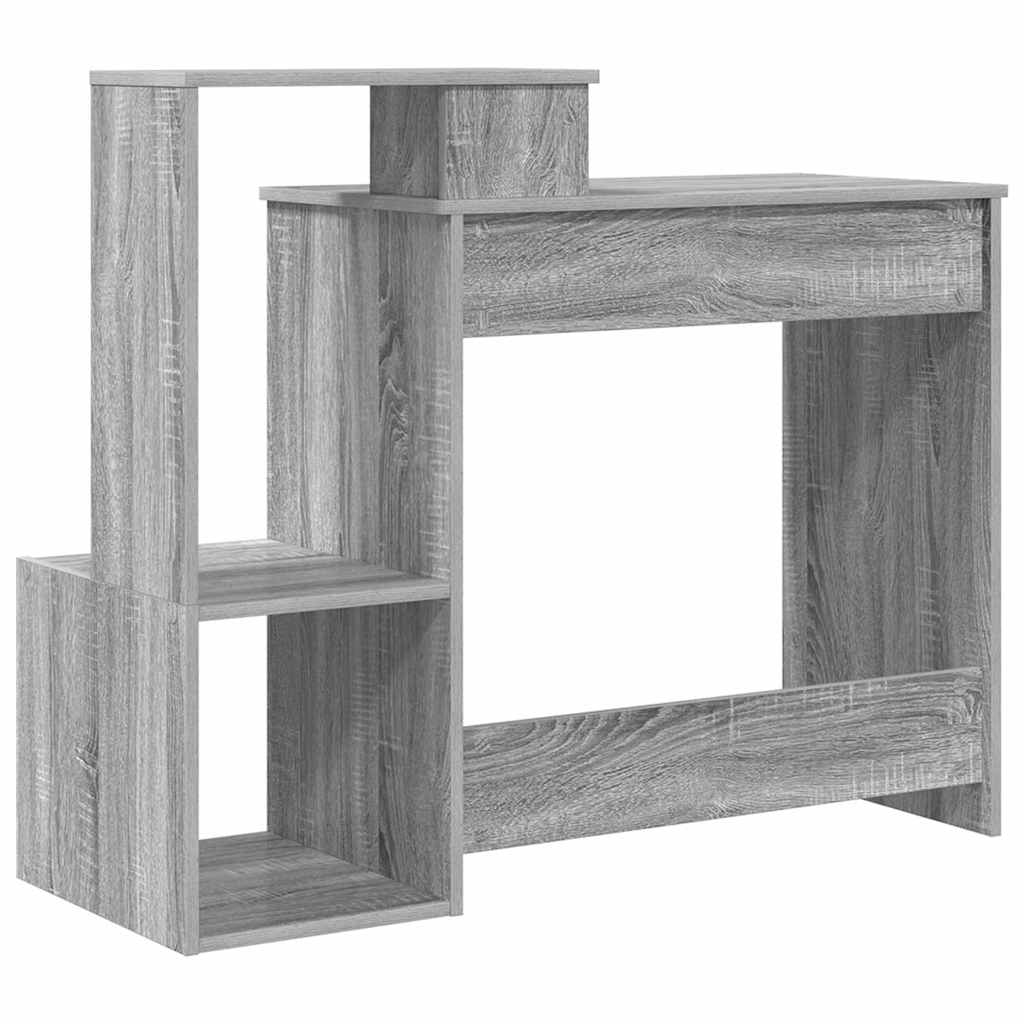 Desk with Drawer Grey Sonoma 106 x 41 x 88.5 cm Engineered Wood