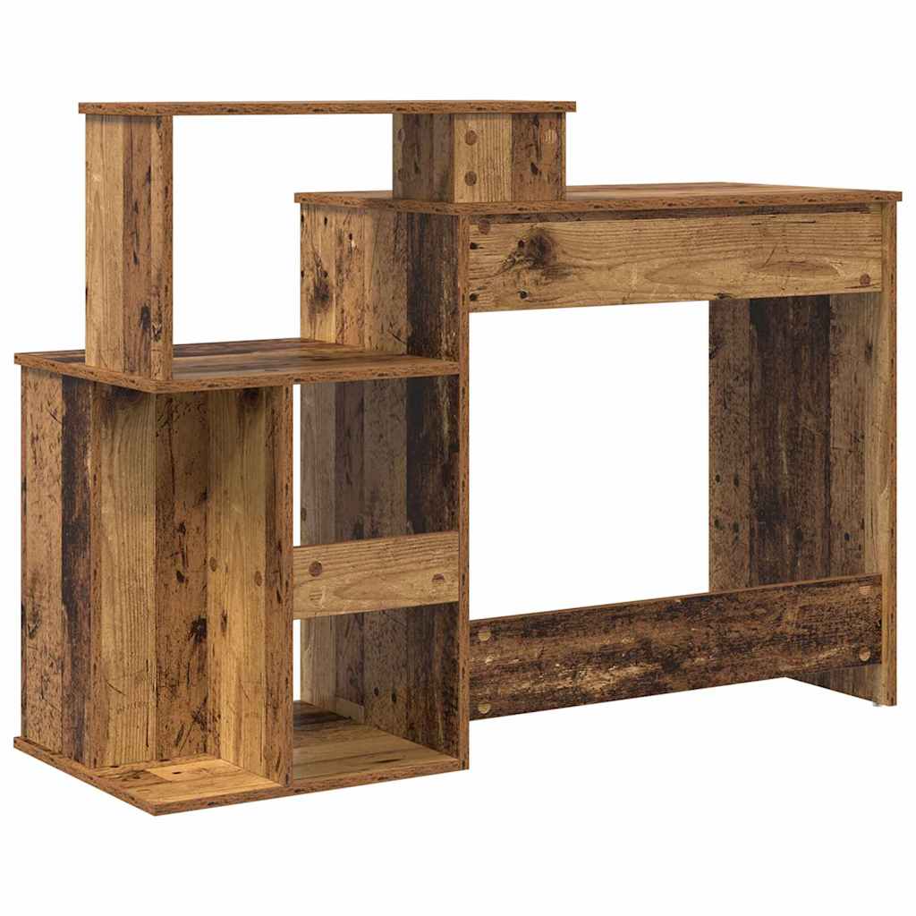 Desk with Drawer Old Wood 120.5 x 44 x 88.5 cm Engineered Wood