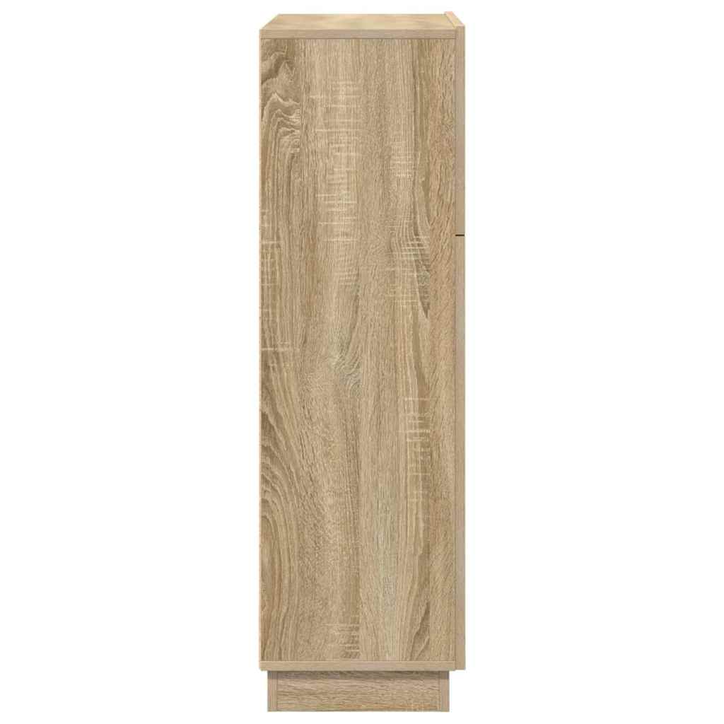 Desk Sonoma Oak Engineered Wood 71.5 x 31.5 x 106.5 cm