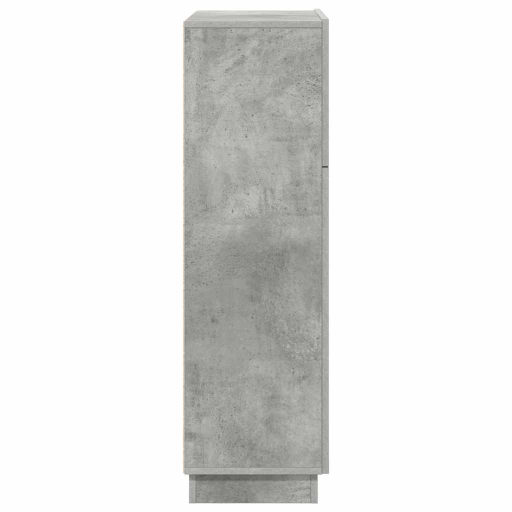 Desk Concrete Grey Engineered Wood 71.5 x 31.5 x 106.5 cm