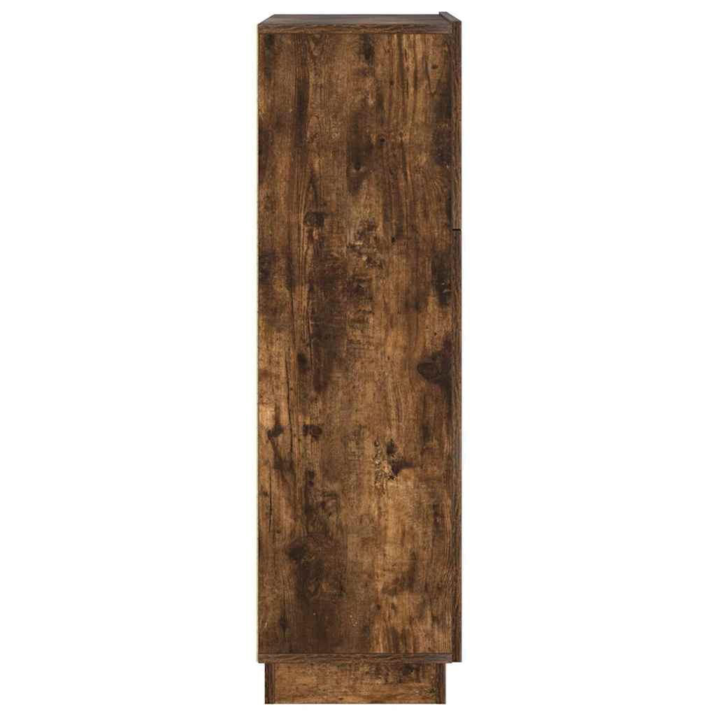 Desk Smoked Oak Engineered Wood 71.5 x 31.5 x 106.5 cm