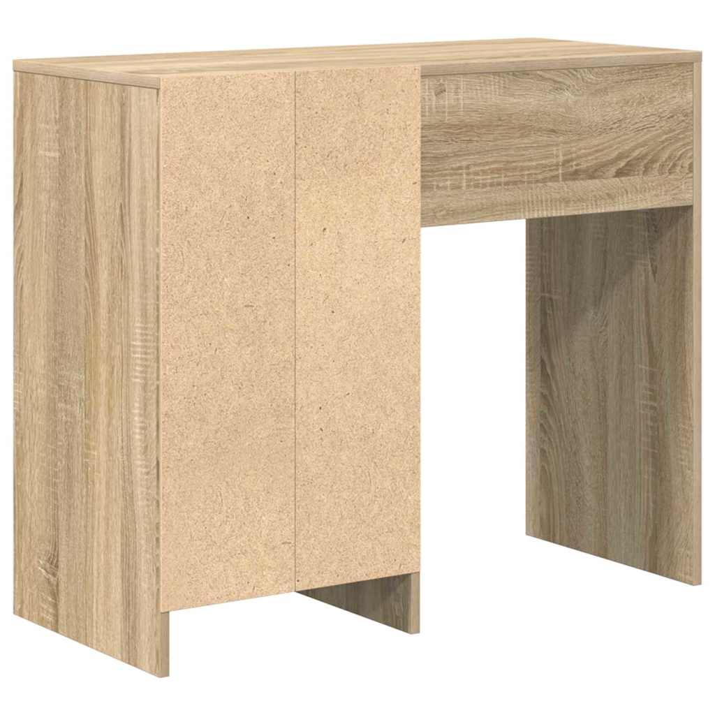 Desk Sonoma Oak Engineered Wood 90 x 37.5 x 75 cm
