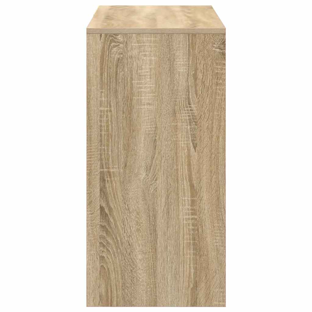 Desk Sonoma Oak Engineered Wood 90 x 37.5 x 75 cm