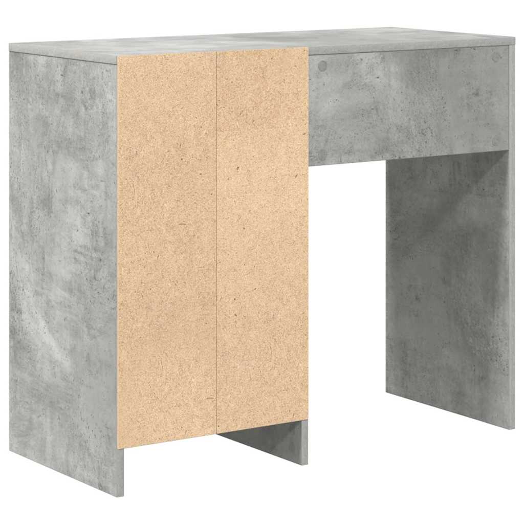Desk Concrete Grey Engineered Wood 90 x 37.5 x 75 cm