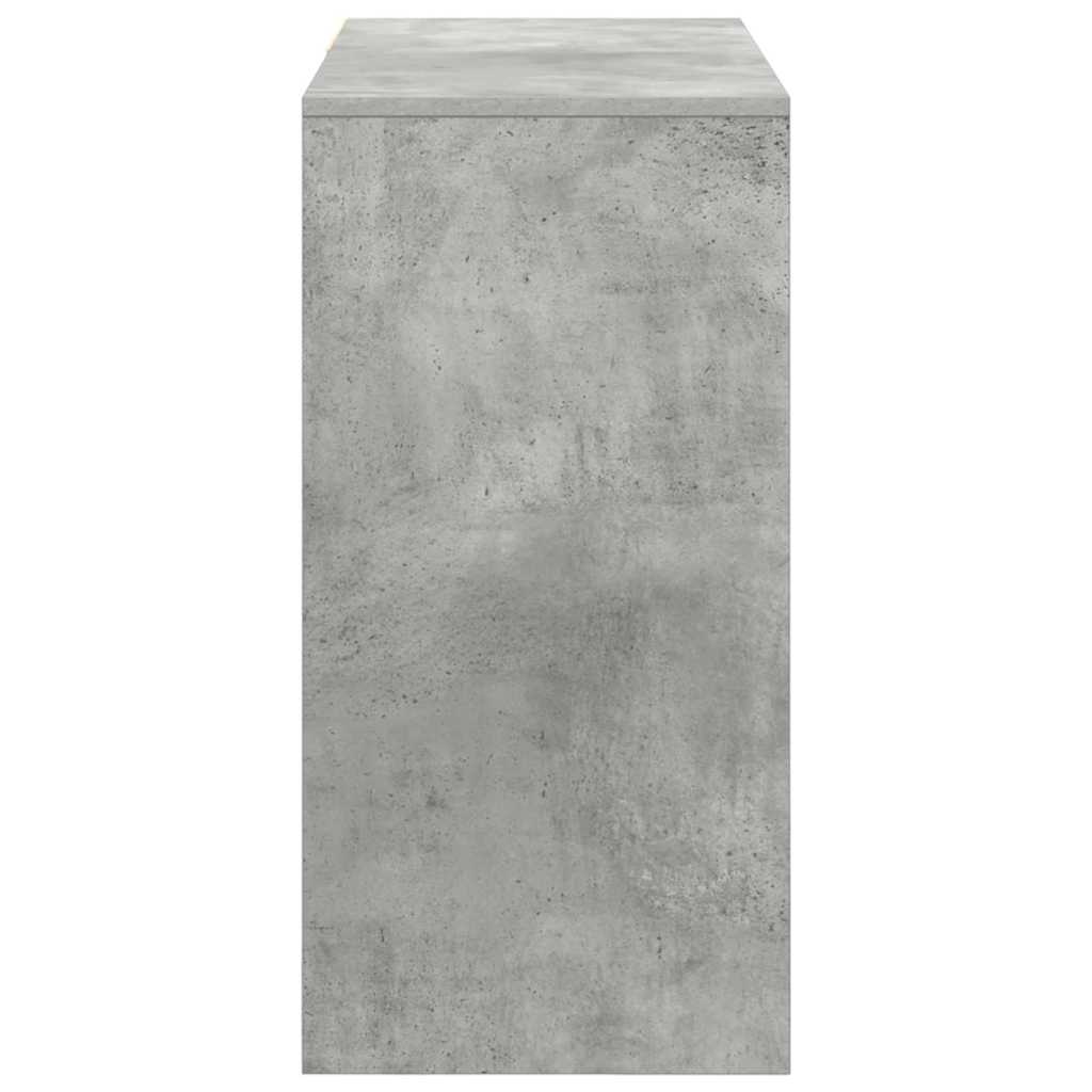 Desk Concrete Grey Engineered Wood 90 x 37.5 x 75 cm
