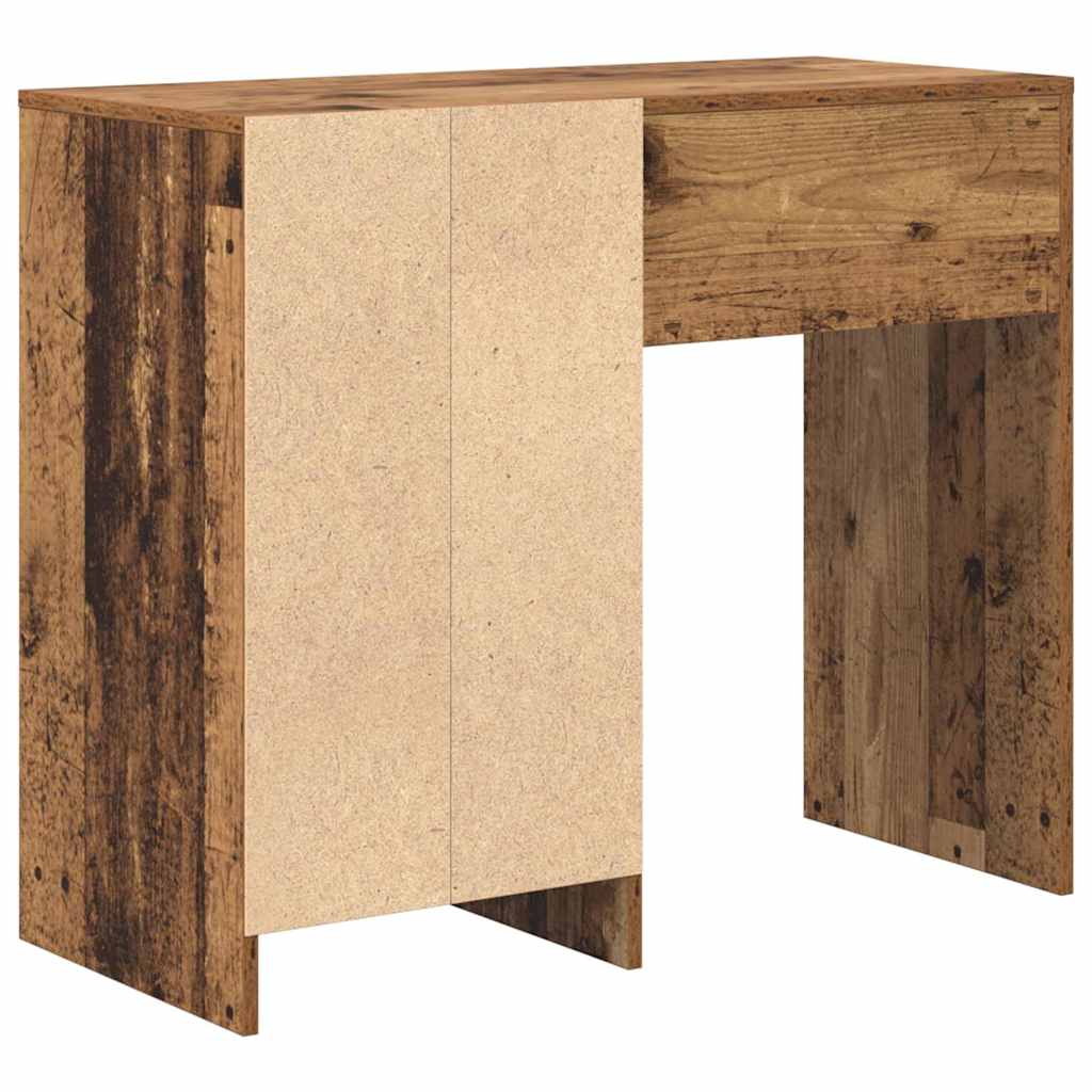 Desk with Drawer Old Wood 90 x 37.5 x 75 cm Engineered Wood