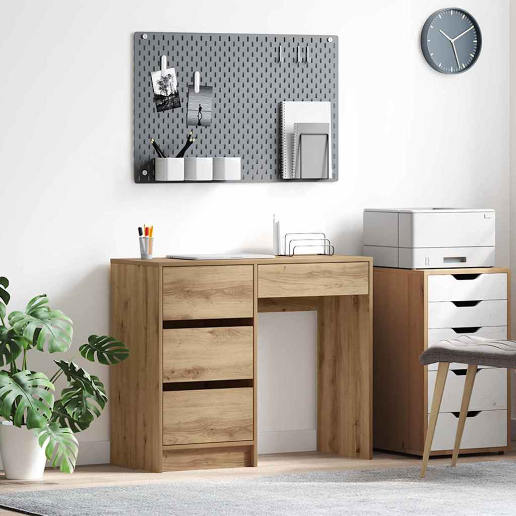 Desk Artisan Oak Engineered Wood 90 x 37.5 x 75 cm