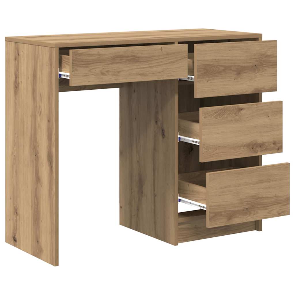 Desk Artisan Oak Engineered Wood 90 x 37.5 x 75 cm