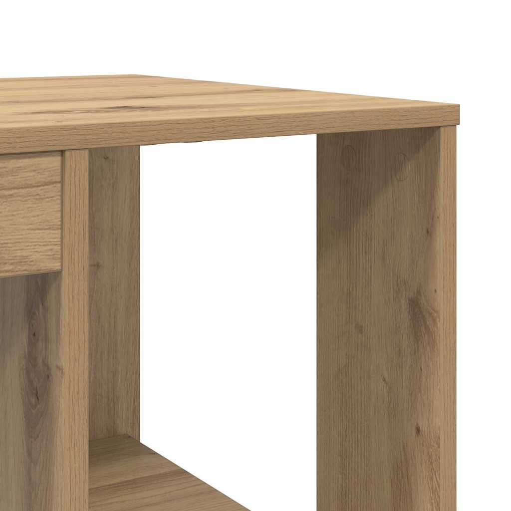 Desk Artisan Oak Engineered Wood 130 x 50.5 x 75 cm
