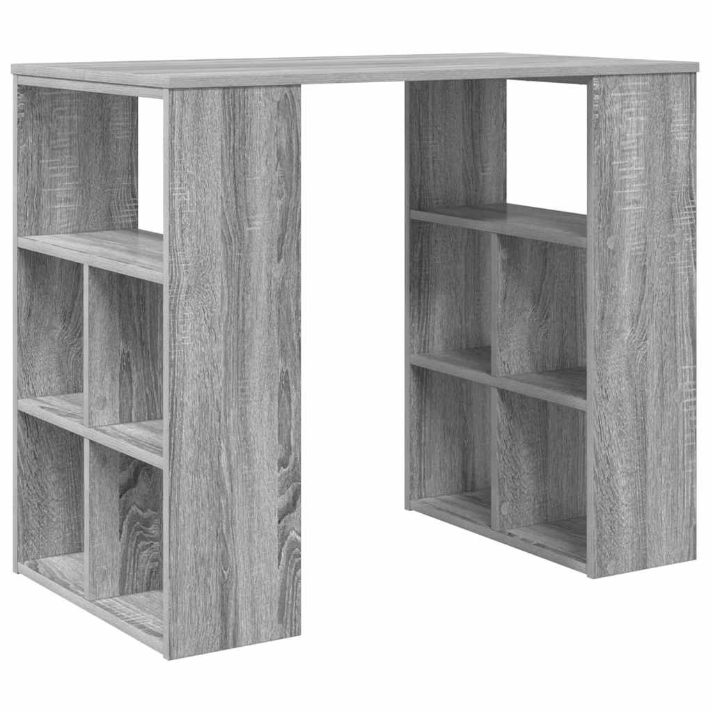 Desk Grey Sonoma Engineered Wood 90 x 50 x 75 cm