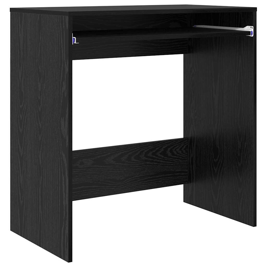Desk Black Oak Engineered Wood 77.5 x 43 x 79 cm