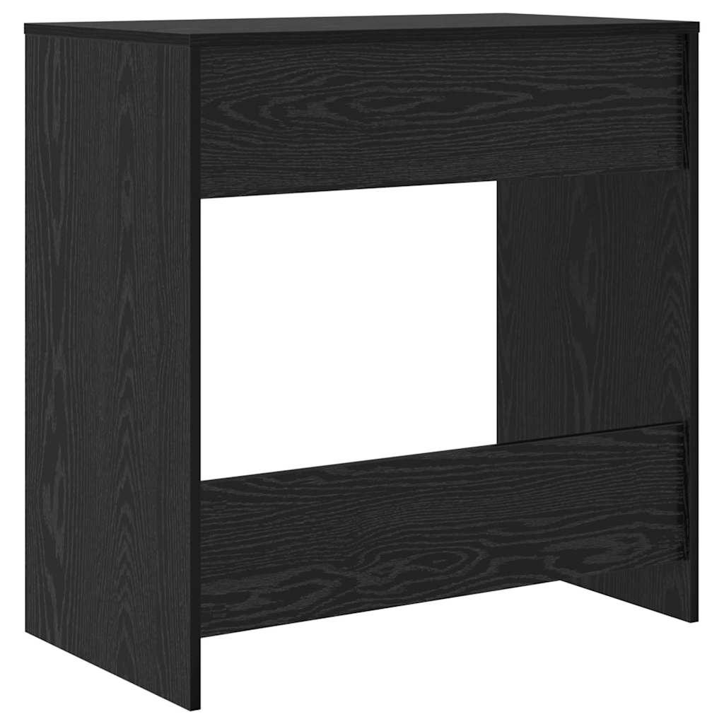 Desk Black Oak Engineered Wood 77.5 x 43 x 79 cm