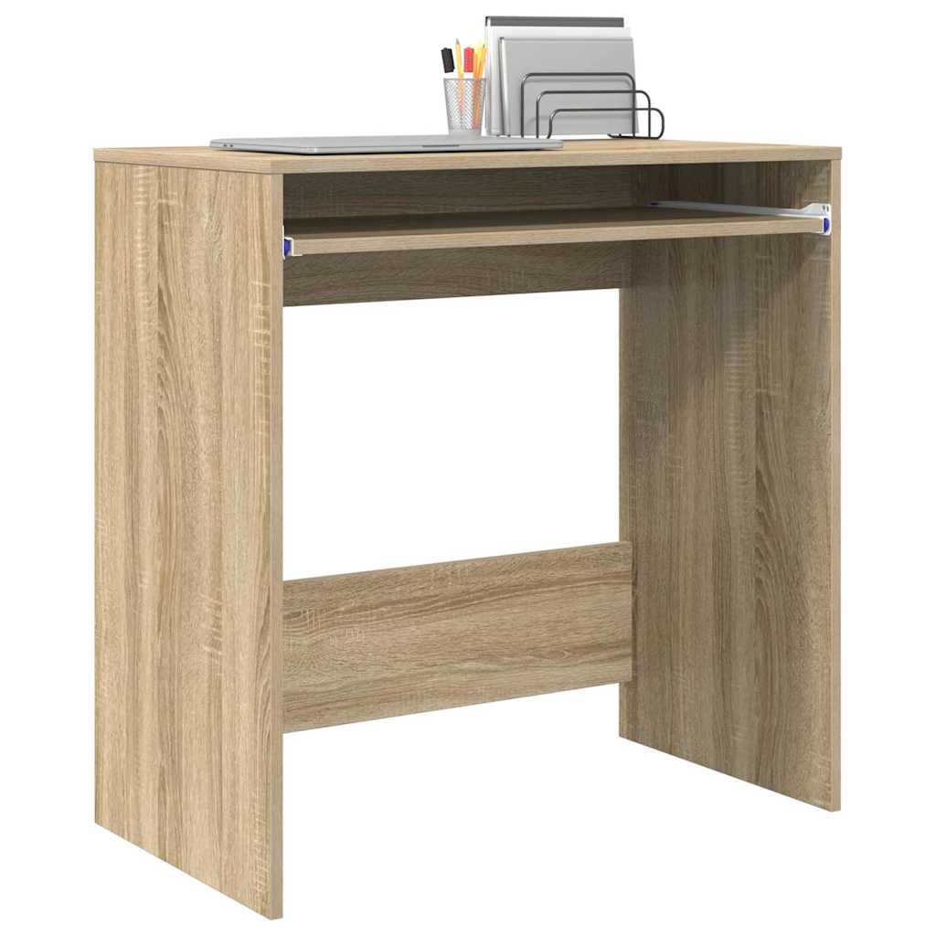 Desk Sonoma Oak Engineered Wood 77.5 x 43 x 79 cm