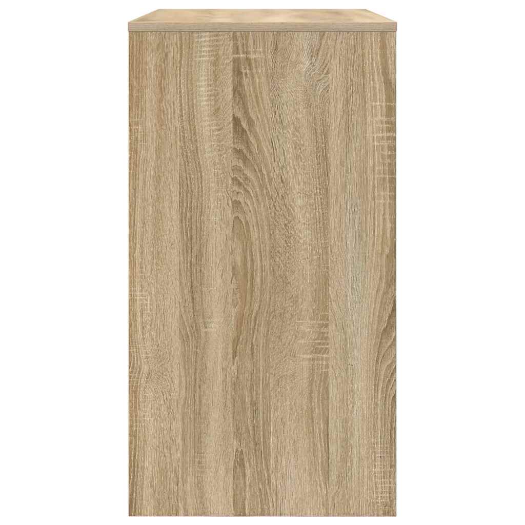 Desk Sonoma Oak Engineered Wood 77.5 x 43 x 79 cm