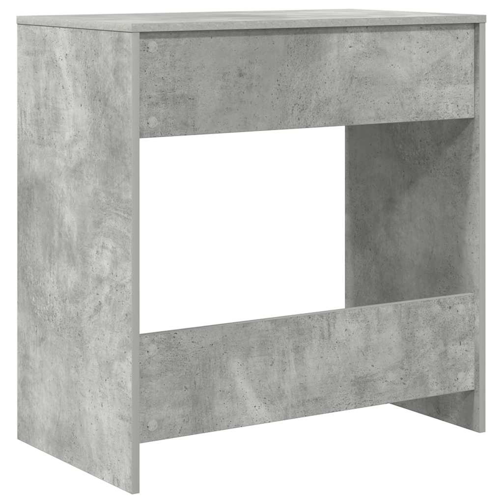 Desk Concrete Grey Engineered Wood 77.5 x 43 x 79 cm