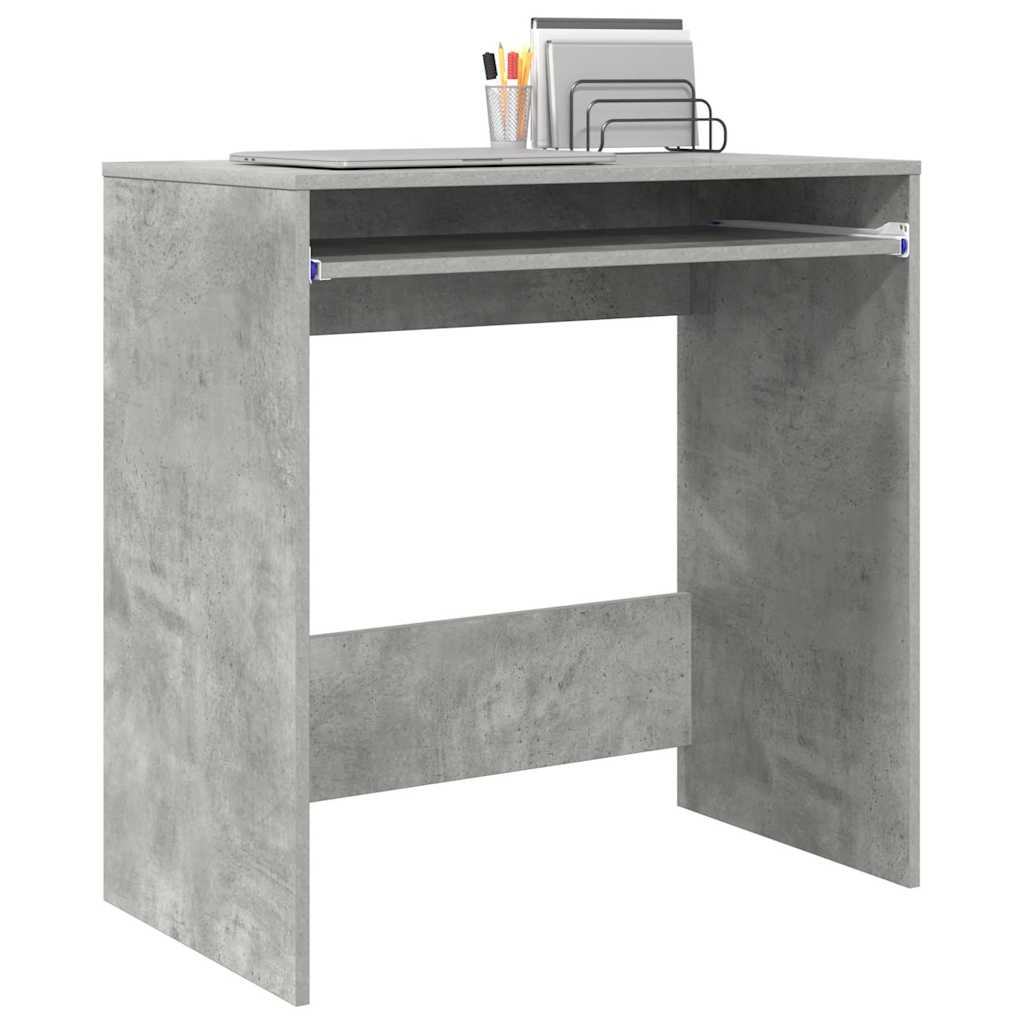 Desk Concrete Grey Engineered Wood 77.5 x 43 x 79 cm
