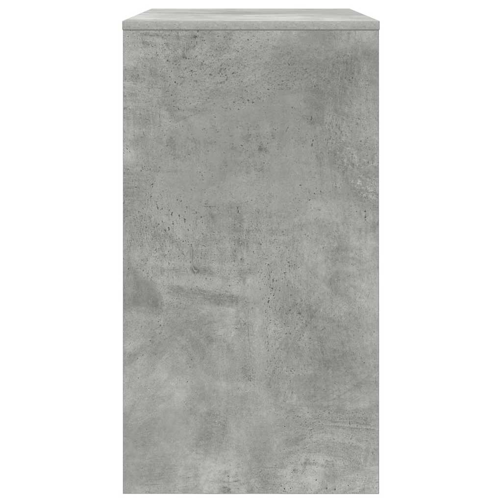 Desk Concrete Grey Engineered Wood 77.5 x 43 x 79 cm