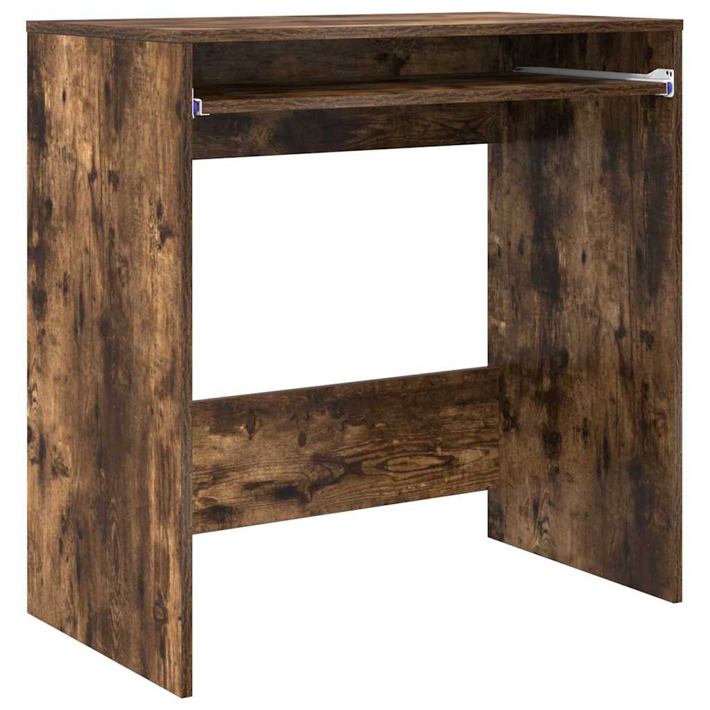 Desk Smoked Oak Engineered Wood 77.5 x 43 x 79 cm