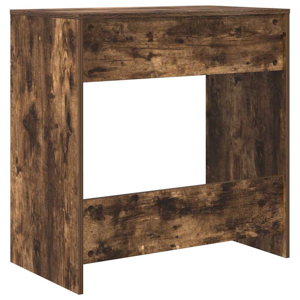 Desk Smoked Oak Engineered Wood 77.5 x 43 x 79 cm