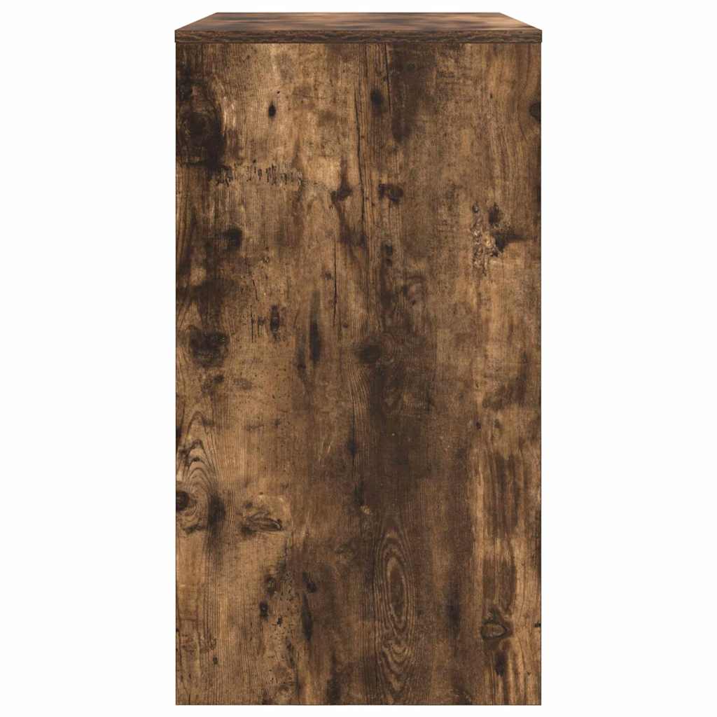 Desk Smoked Oak Engineered Wood 77.5 x 43 x 79 cm