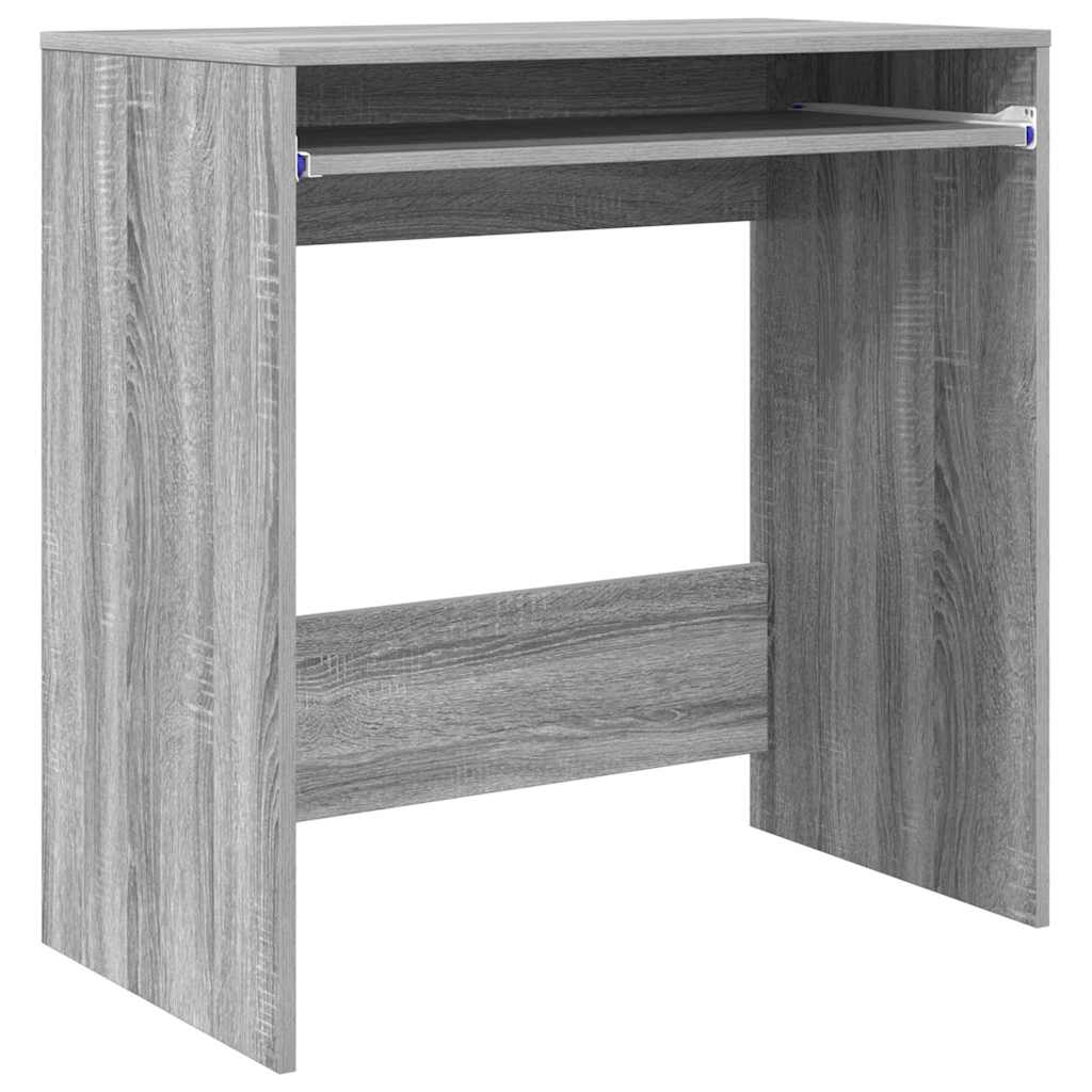 Desk Grey Sonoma Engineered Wood 77.5 x 43 x 79 cm